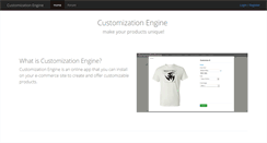 Desktop Screenshot of customizationengine.com